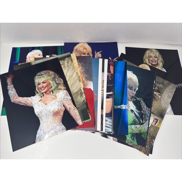 DOLLY PARTON PHOTO COLLECTION 8 x 10 LOT OF 22 Performance Press Candid etc - Picture 1 of 16